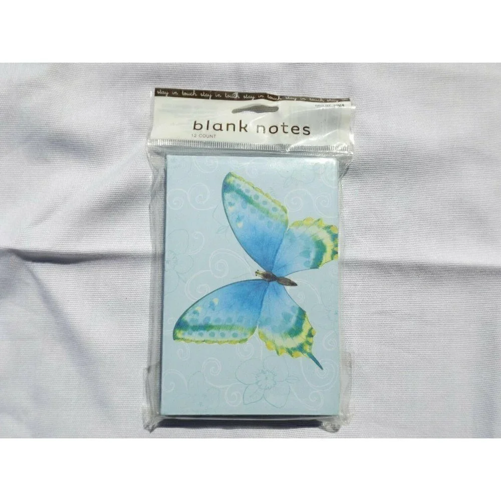 Note Cards - Thank You and blank new in package, three designs New